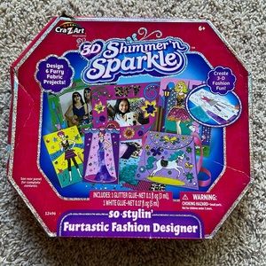 3- D SHIMMER 'N SPARKLE CRA-Z-ART KIT